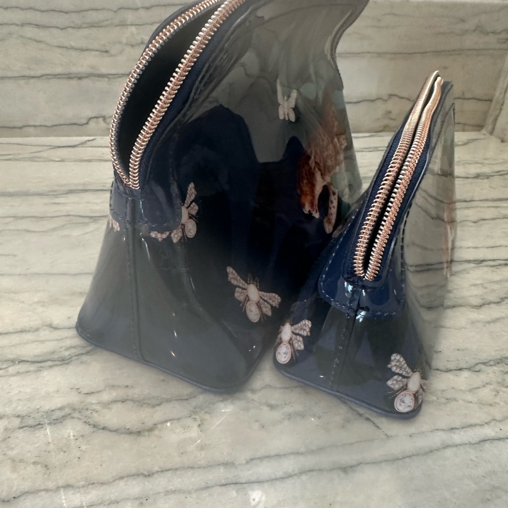 Ted Baker London Black and Green Cosmetic Bags - Picture 6 of 16